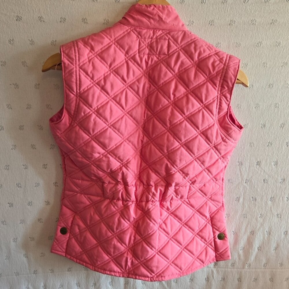 TuffRider Hot Pink Quilted Vest Size Small - Picture 5 of 7